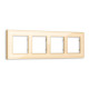 AF580604 Рамка ALFA Arctic (Шампань Стекло органическое) 4-ая