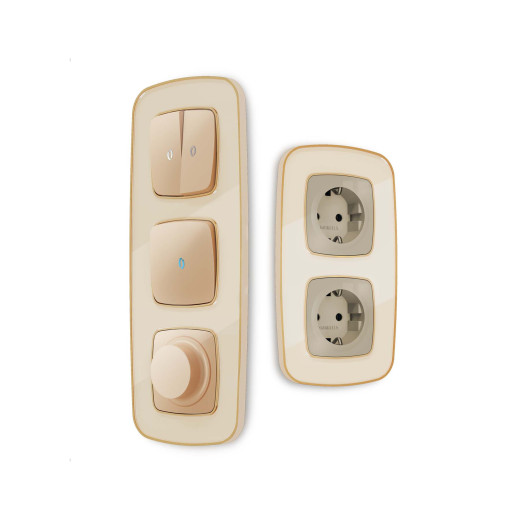 OF640341 Рамка OMEGA Coint (Бежевый Стекло органическое/Шампань) 1-ая