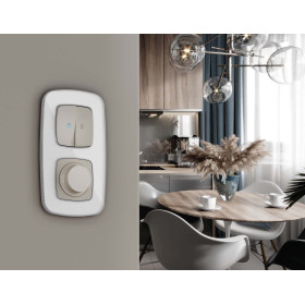 OF640131 Рамка OMEGA Coint (Белый Стекло органическое/Серебро) 1-ая