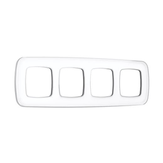 OF640134 Рамка OMEGA Coint (Белый Стекло органическое/Серебро) 4-ая