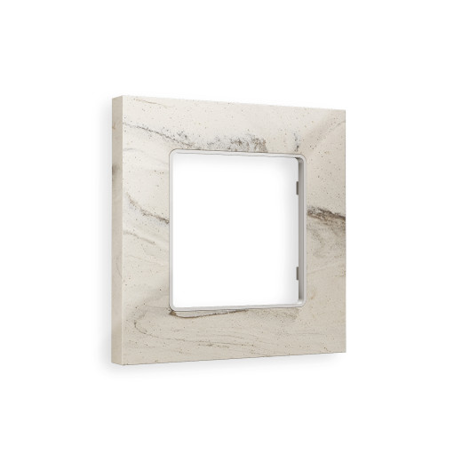 AF930601 Рамка ALFA Grand (Серо-бежевый мрамор) 1-ая