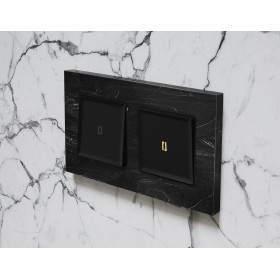 AF930701 Рамка ALFA Grand (Черный мрамор) 1-ая