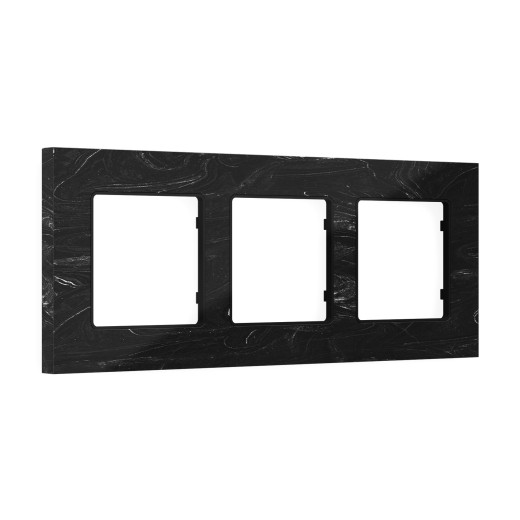 AF930703 Рамка ALFA Grand (Черный мрамор) 3-ая