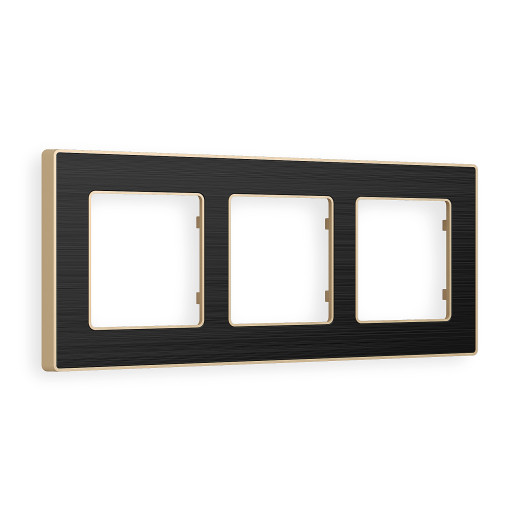 AF580543 Рамка ALFA Arctic (Черный Стекло органическое/Шампань) 3-ая
