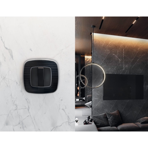 OF640532 Рамка OMEGA Coint (Черный Стекло органическое/Сталь) 2-ая