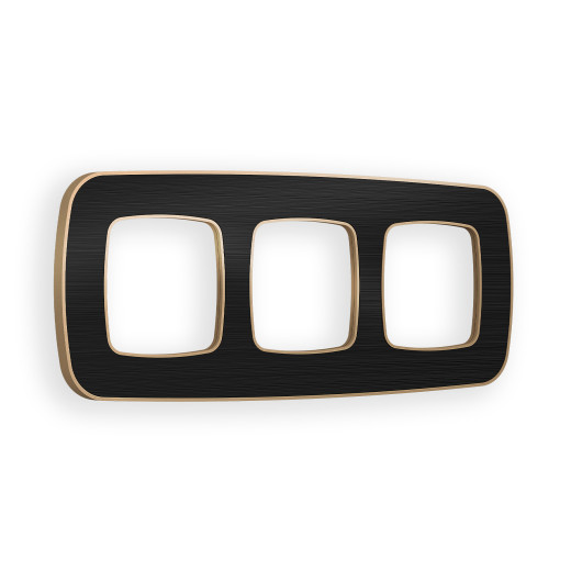 OF640543 Рамка OMEGA Coint (Черный Стекло органическое/Шампань) 3-ая
