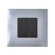 Simon 27 Play Графит Накладка на выключатель, декоративная, сменная, узкая