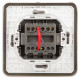 Переключатель ЭРА Эксперт 11-1528-01 для жалюзи кнопочный IP55 10АХ-250В СУ белый