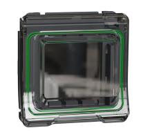 Schneider Electric MUREVA STYL IP55 АНТРАЦИТ Накладка с крышкой для механизмов Unica New, Altira