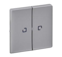 Legrand Valena LIFE Алюм Клавиша 2-ая с подсветкой/индикацией