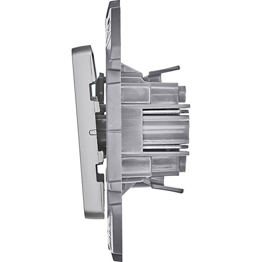 Legrand/Daccord INSPIRIA Алюминий Выключатель одноклавишный 10 AX - 250 В
