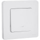 Legrand/Daccord INSPIRIA Белый Выключатель одноклавишный с подсветкой/индикацией 10 AX - 250 В