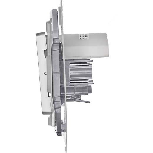 Legrand/Daccord INSPIRIA Алюминий Переключатель IP44 - 10 AX - 250 В