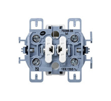 Simon 73 loft Мех Выключатель 2-клавишный, 10А