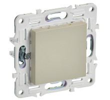 IEK SKANDY Бежевый Заглушка с суппортом SK-C01B