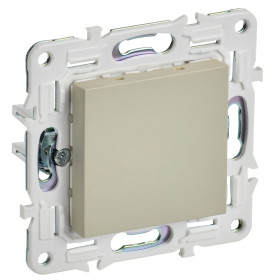 IEK SKANDY Бежевый Заглушка с суппортом SK-C01B