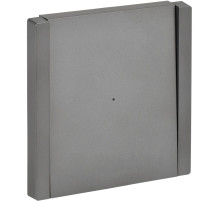 IEK FORTE&PIANO Сталь Выключатель 1-кл с индикатором 10А FP502