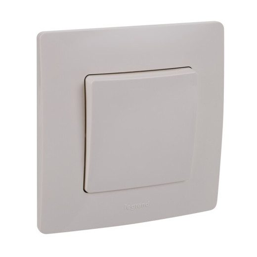 Legrand Etika Слоновая кость Переключатель промежуточный 1-клавишный, винтовые клеммы, 10AX, 250 В