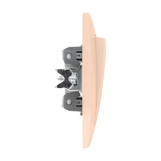 EKF PROxima Валенсия выключатель 1-кл. 10А кремовый проходной