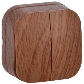 IEK GLORY ВС20-2-0-ХД Выключ. 2-кл. о/у 10А GLORY дуб