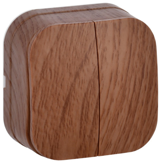 IEK GLORY ВС20-2-0-ХД Выключ. 2-кл. о/у 10А GLORY дуб