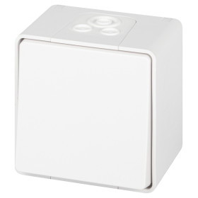 Выключатель ЭРА Эксперт 11-1501-01 IP55 10АХ-250В ОУ белый