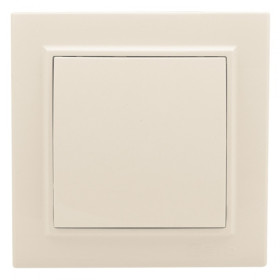 EKF Basic Минск Бежевый Кнопка нажимная, 10А, СП