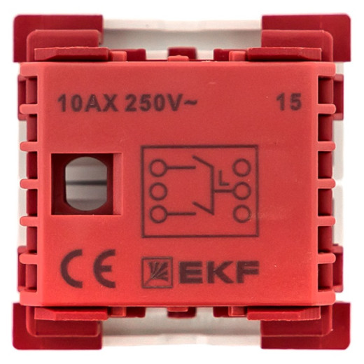 Выключатель 2-кл. 10А, без индикатора EKF