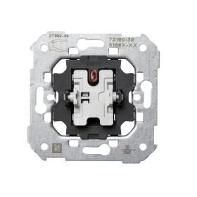 Simon 75 Мех Выключатель кнопочный с подсветкой