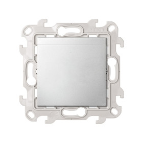 Simon 24 Алюминий Карточный выключатель с подсветкой 6А 230В~