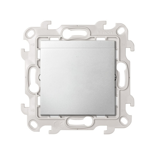 Simon 24 Алюминий Карточный выключатель с подсветкой 6А 230В~