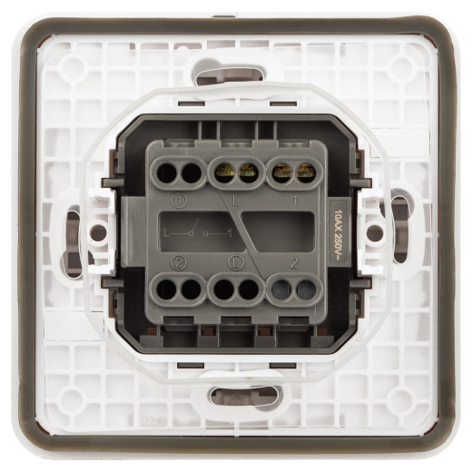 ЭРА Выключатель Эксперт 11-1521-01 IP55, 10АХ-250В, СУ, белый