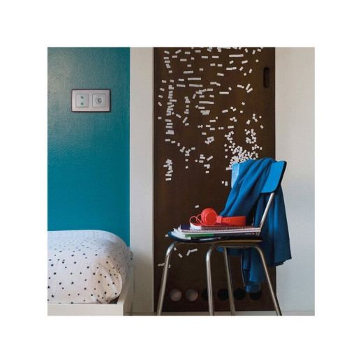 Simon Sense Алюминий Сенсорный 1-клавишный без маркировки, с возможностью регулирования