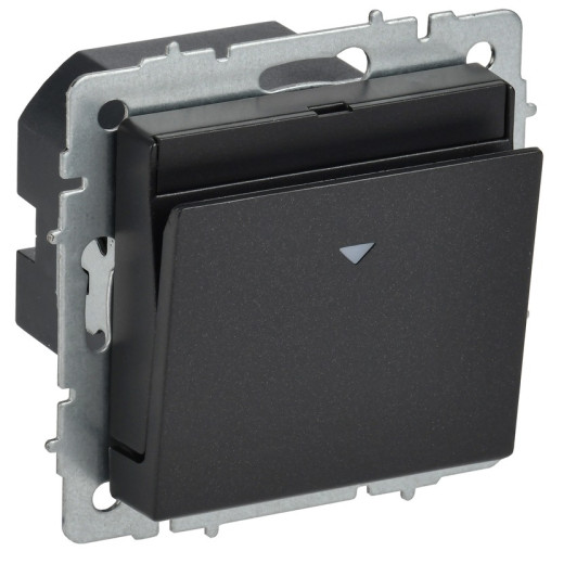 IEK BRITE Выключ. карточный 30А ВС10-1-8-БрЧ черн.
