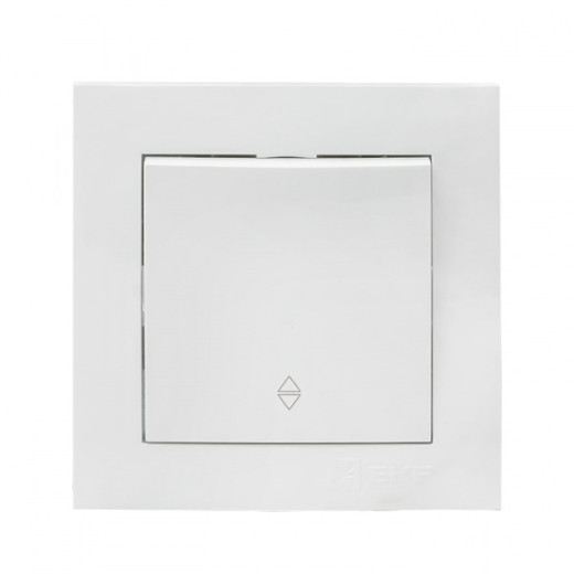 EKF PROxima Валенсия выключатель 1-кл. 10А белый проходной