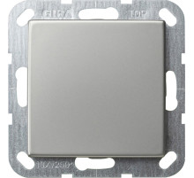 Gira S-55 Сталь Выключатель с самовозвратом вертикальный