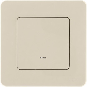 Legrand/Daccord INSPIRIA Слоновая кость Переключатель одноклавишный с подсветкой/индикацией 10 AX - 250 В
