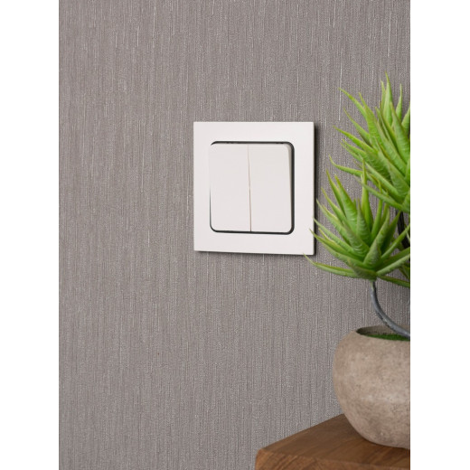 EKF PROxima Стокгольм Белый Выключатель 2-кл, 10А, винт.клеммы