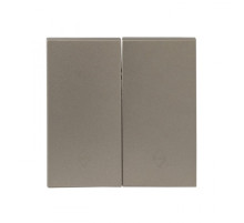 EKF PROxima Валенсия лицевая панель выключателя 2-кл. проходного 10А кашемир