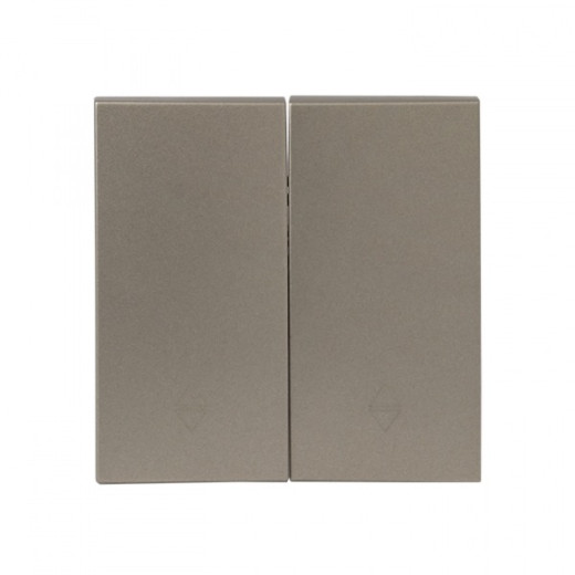 EKF PROxima Валенсия лицевая панель выключателя 2-кл. проходного 10А кашемир