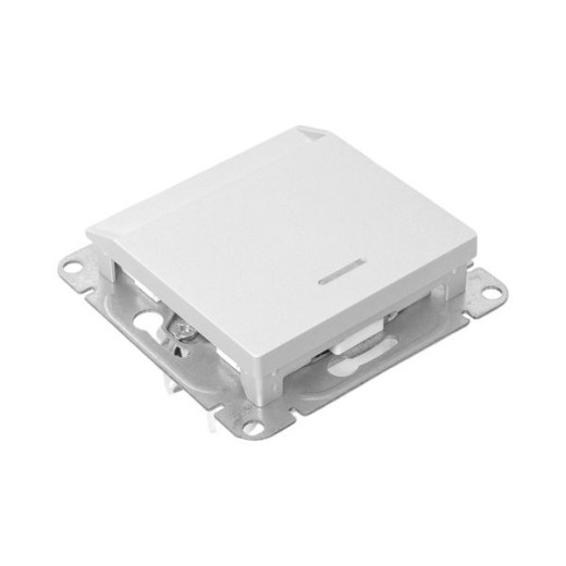 EKF Эпика Механизм выключателя, карточный, с подсветкой, алюминий