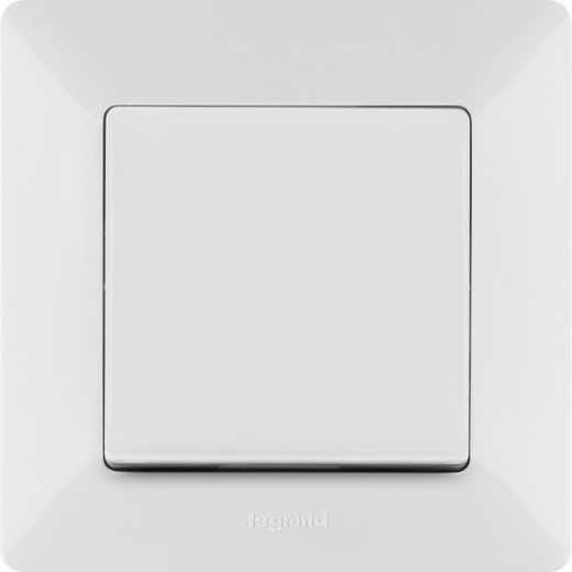 Legrand Valena LIFE DIY Бел Переключатель 1-клавишный 10А 250В