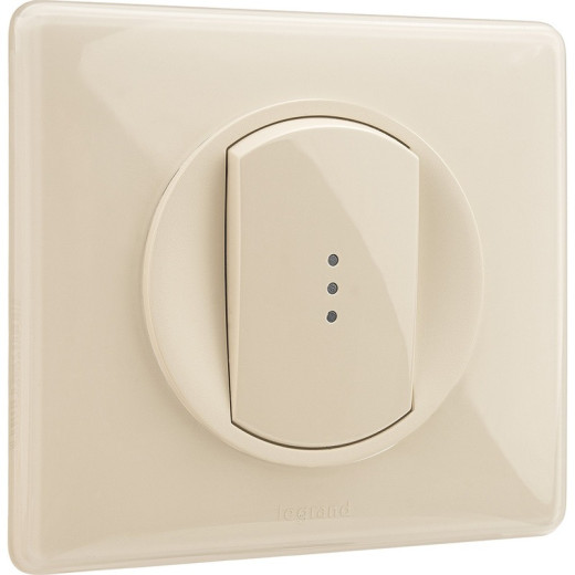 Legrand Celiane Беж Клавиша 1-ая с подсветкой