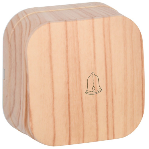 IEK GLORY ВСс20-1-0-ХС Выключ. 1-кл. самовозв. о/у 10А GLORY сосна