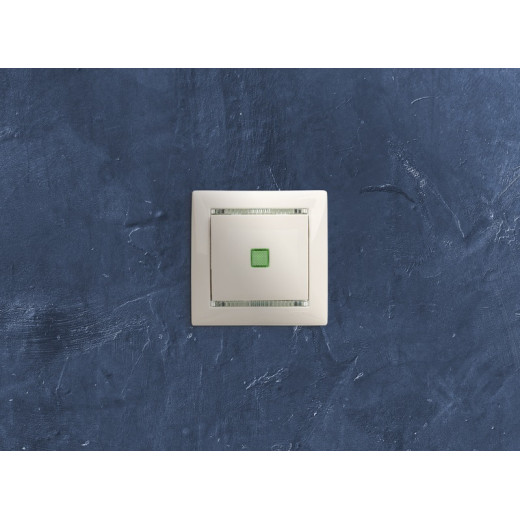 Legrand Valena Бел Выключатель 1-клавишный с подсветкой