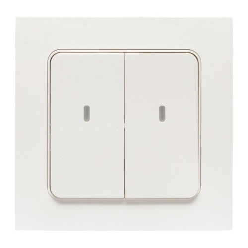 EKF Connect Умный выключатель Стокгольм 2-кл. белый Zigbee