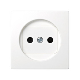 Simon 73 loft Белая Накладка розетки б/з с защитными шторками