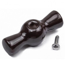 BIRONI Ручка выключателя, керамика, цвет песочное золото