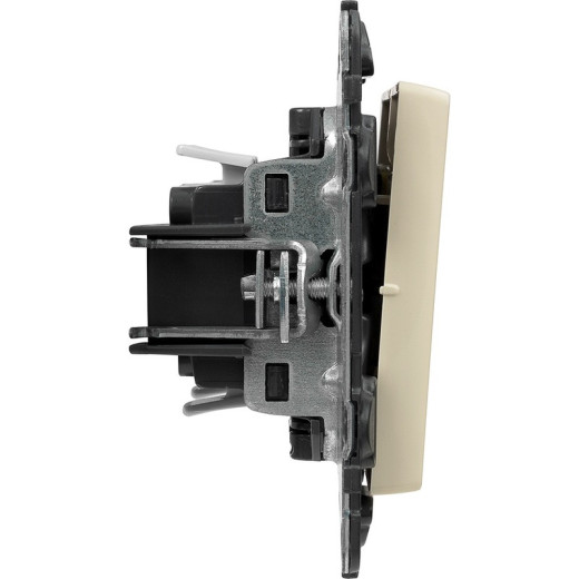 Legrand Valena LIFE DIY Сл.кость Выключатель 2-клавишный с подсветкой 10А 250В