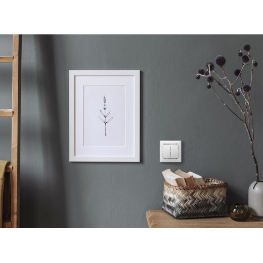 Legrand Valena Бел Выключатель 2-х клавишный